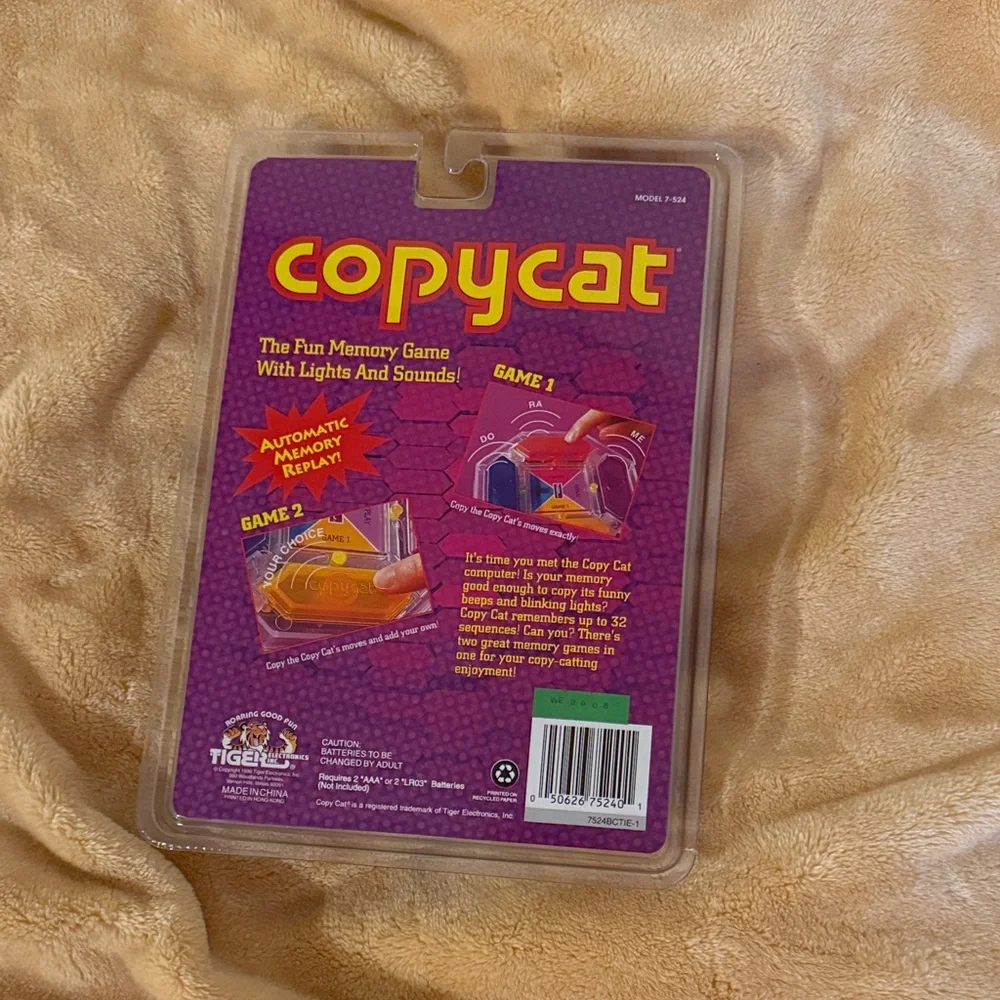 Vintage Tiger Copycat Electronic Game in Box